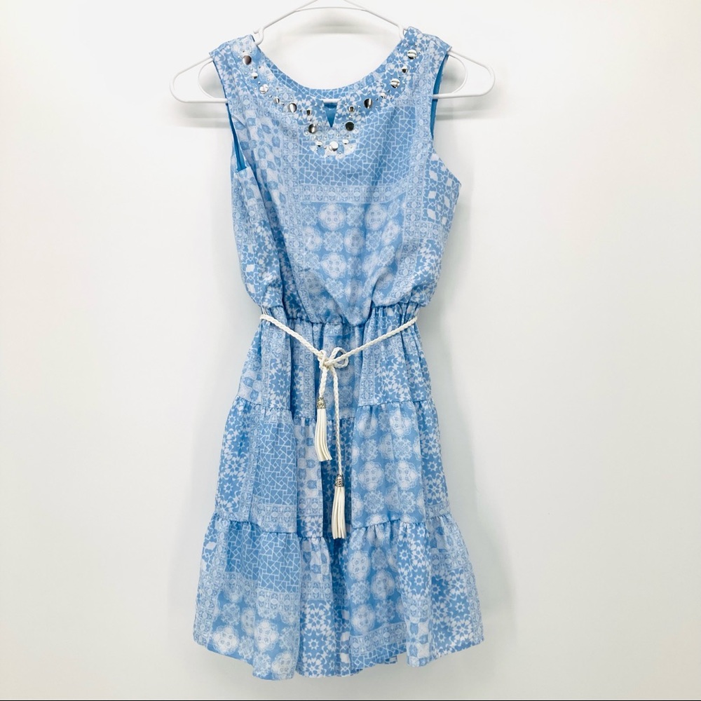 IZ Byer Girl’s Sleeveless Slip On Dress Size 12